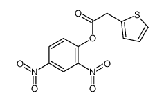 (2,4-dinitrophenyl) 2-thiophen-2-ylacetate结构式