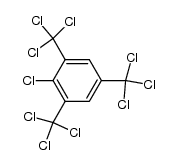 2-chloro-1,3,5-tris-trichloromethyl-benzene Structure