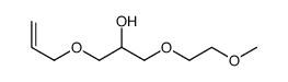 1-(2-methoxyethoxy)-3-prop-2-enoxypropan-2-ol结构式
