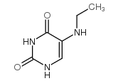 5-(乙氨基)-尿嘧啶结构式