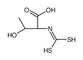 (2S,3R)-2-(dithiocarboxyamino)-3-hydroxybutanoic acid结构式