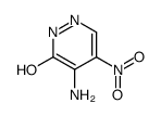 4-氨基-5-硝基吡嗪-3-醇结构式