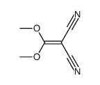 2-(dimethoxymethylidene)propanedinitrile结构式