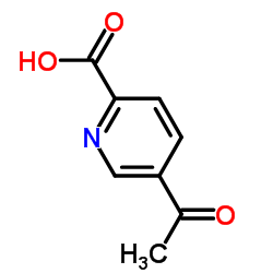 5-Acetyl-2-pyridinecarboxylic acid Structure