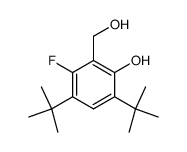 3,5-bis-tert-butyl-6-fluorosalicyl alcohol Structure