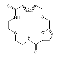 21,22-Dioxa-3,13-dithia-10,16-diazatricyclo[16.2.1.15,8]docosa-5,7,18,20(1)-tetrene-9,17-dione结构式