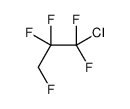 1-Chloro-1,1,3,3,3-pentafluoropropane Structure