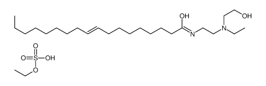 ethyl(2-hydroxyethyl)[2-(oleoylamino)ethyl]ammonium ethyl sulphate structure