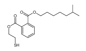 isooctyl 2-mercaptoethyl phthalate Structure