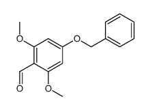 2,6-dimethoxy-4-phenylmethoxybenzaldehyde结构式