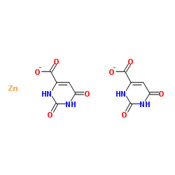 orotic acid zinc salt dihydrate Structure