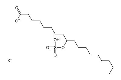 potassium hydrogen 9(or 10)-(sulphonatooxy)octadecanoate picture