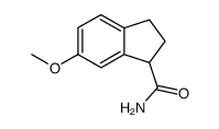 6-methoxyindan-1-carboxamide结构式