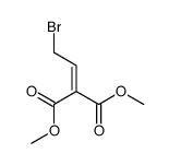dimethyl 2-(2-bromoethylidene)propanedioate结构式