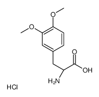 3-Methoxy-O-methyl-L-tyrosine hydrochloride (1:1) Structure