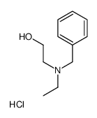 2-[benzyl(ethyl)amino]ethanol,hydrochloride Structure