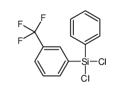 dichloro-phenyl-[3-(trifluoromethyl)phenyl]silane结构式