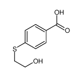 4-[(2-羟基乙基)硫代]苯甲酸结构式