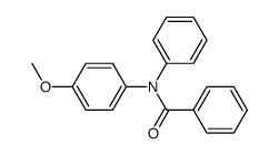 N-(4-methoxyphenyl)-N-phenylbenzamide结构式