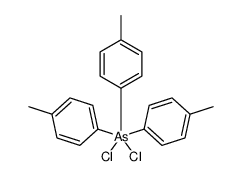 dichloro-tris(4-methylphenyl)-λ5-arsane结构式