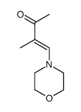 (E)-3-methyl-4-morpholinobut-3-en-2-one Structure
