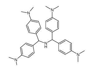4,4'-(((bis(4-(dimethylamino)phenyl)methyl)amino)methylene)bis(N,N-dimethylaniline)结构式