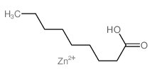 Nonanoic acid, zincsalt (2:1) Structure