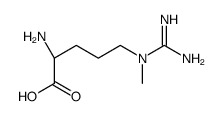 delta-N-methylarginine Structure