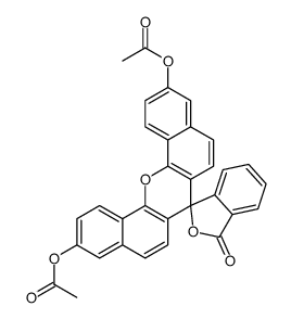 Naphthofluorescein diacetate structure