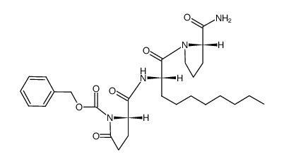 Z-pGlu-Ade-Pro-NH2结构式