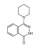 4-piperidino-1(2H)-phthalazinone Structure