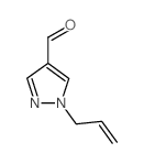 1H-pyrazole-4-carboxaldehyde, 1-(2-propenyl)- Structure