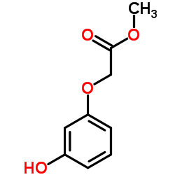 Methyl (3-hydroxyphenoxy)acetate结构式