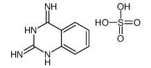 quinazoline-2,4-diamine,sulfuric acid Structure
