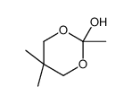 2,5,5-trimethyl-1,3-dioxan-2-ol Structure