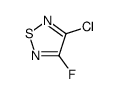 3-chloro-4-fluoro-1,2,5-thiadiazole结构式