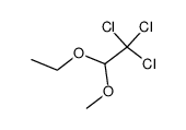 2-ethoxy-1,1,1-trichloro-2-methoxy-ethane结构式