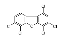 1,3,4,6,7-pentachlorodibenzofuran Structure