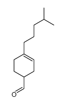 4-(4-methylpentyl)cyclohex-3-ene-1-carbaldehyde Structure