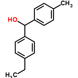 4-ETHYL-4'-METHYLBENZHYDROL结构式