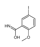 5-碘-2-甲氧基苯甲酰胺结构式