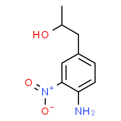 1-(4-氨基-3-硝基苯基)丙-2-醇结构式