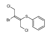 (E)-2-(Phenylthio)-3-bromo-1,4-dichlorobut-2-ene结构式