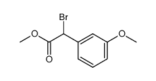 2-溴-2-(3-甲氧基苯基)乙酸甲酯结构式