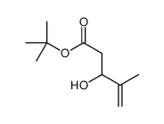tert-butyl 3-hydroxy-4-methylpent-4-enoate结构式