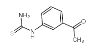 1-(3-乙酰苯基)-2-硫脲结构式
