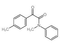N-methyl-2-(4-methylphenyl)-2-oxo-N-phenyl-acetamide Structure