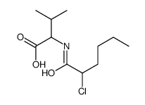 Valine,N-(2-chlorohexanoyl)-,DL- (6CI) Structure