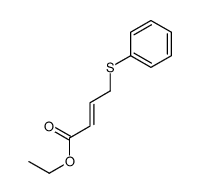 ethyl 4-phenylsulfanylbut-2-enoate结构式
