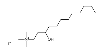 3-hydroxydodecyl(trimethyl)azanium,iodide Structure